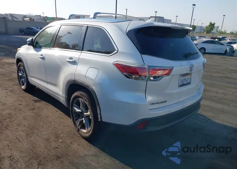 2015 Toyota Highlander Limited V6 из США, поврежденный, VIN 5TDYKRFH0FS044522